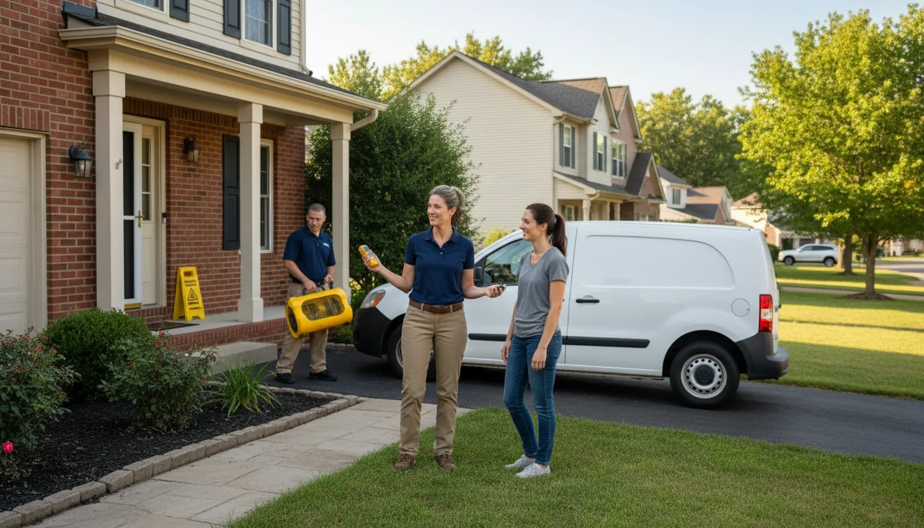 Water restoration image for Dehumidification And Cleanup Services in Whiteoak, MO